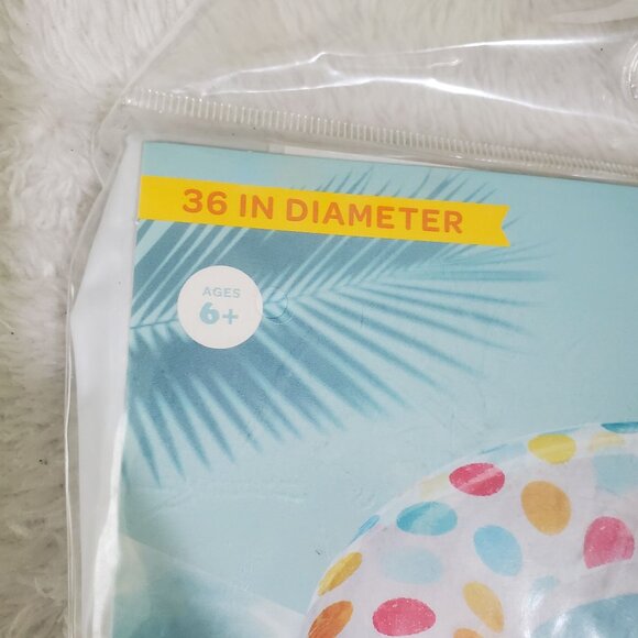 Sun Squad Inflatable Swim Tube 36 in Diameter Ages 6+ summer beach pool … - Picture 3 of 5